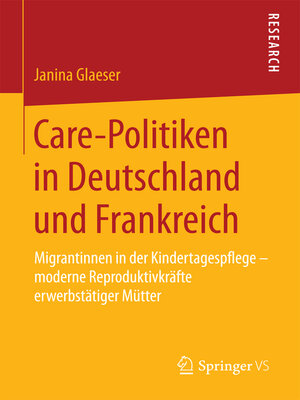 cover image of Care-Politiken in Deutschland und Frankreich